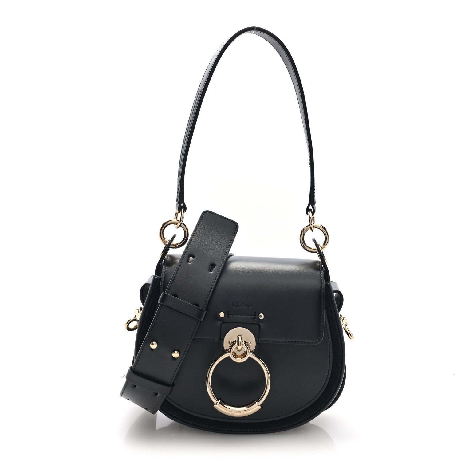 Chloe Calfskin Small Tess Bag Black 1 of 9