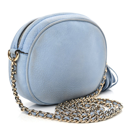 Gucci Vitello Range Mini Soho Chain Bag Mineral Blue 3 of 10