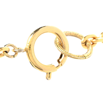Chanel Crystal Chain Necklace Gold 5 of 5