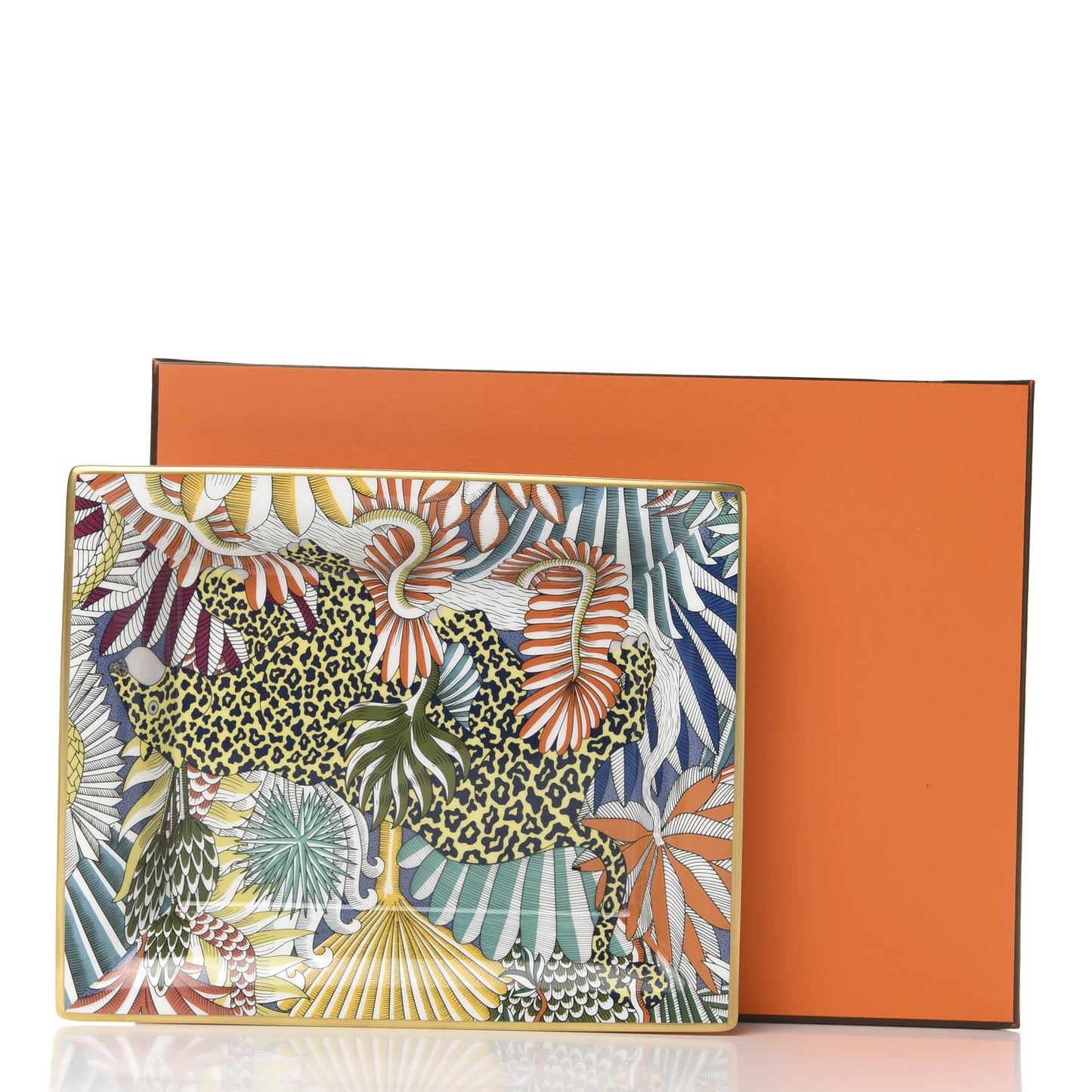Porcelain Animaux Camoufles Change Tray