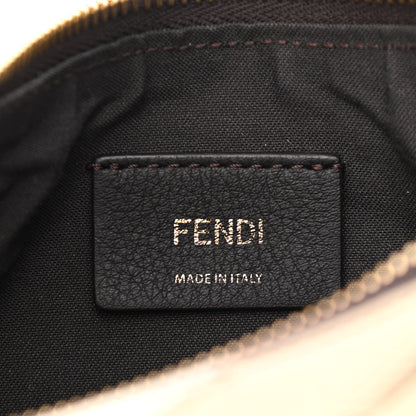Fendi Vitello Seta Goatskin Suede Rainbow Inlay Small Fendigraphy Hobo Bag Grigio Multicolor Ebano 6 of 11