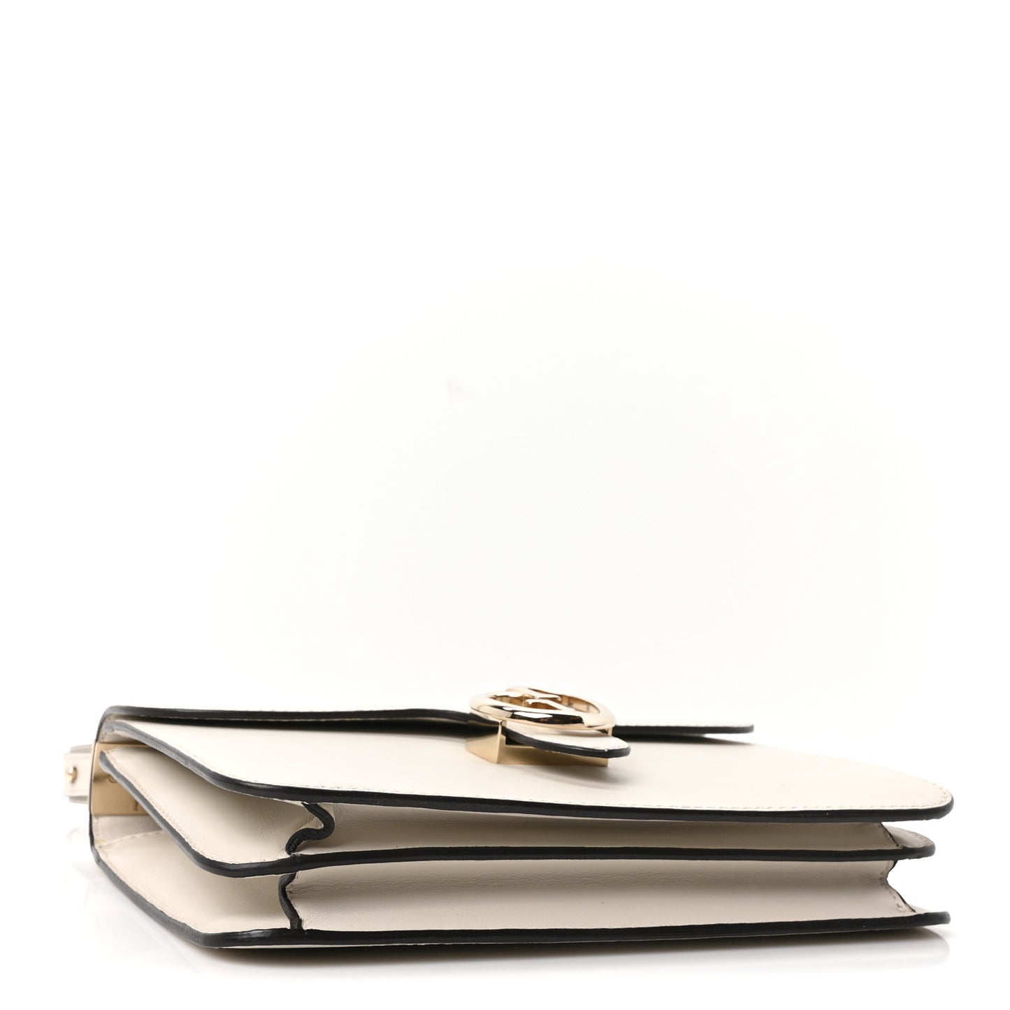 Calfskin Medium 1973 Shoulder Flap Bag Ivory
