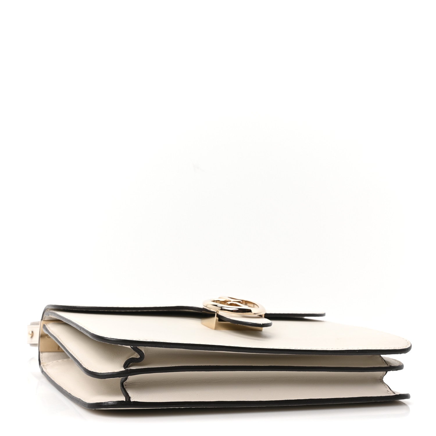 Gucci Calfskin Medium 1973 Shoulder Flap Bag Ivory 4 of 10