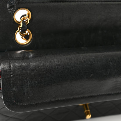 Chanel Lambskin Quilted Small Double Flap Black 12 of 15