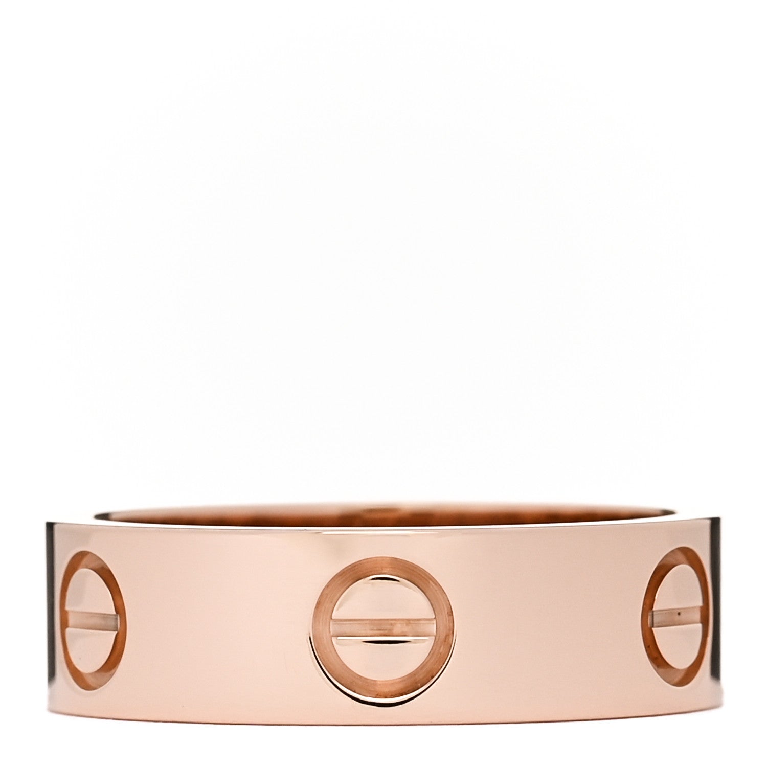 Cartier 18K Pink Gold 5.5mm LOVE Ring 53 6.5 3 of 5