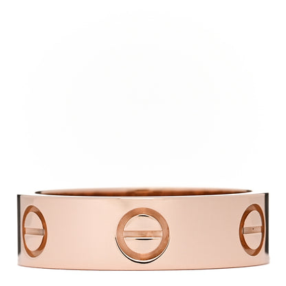 Cartier 18K Pink Gold 5.5mm LOVE Ring 53 6.5 3 of 5