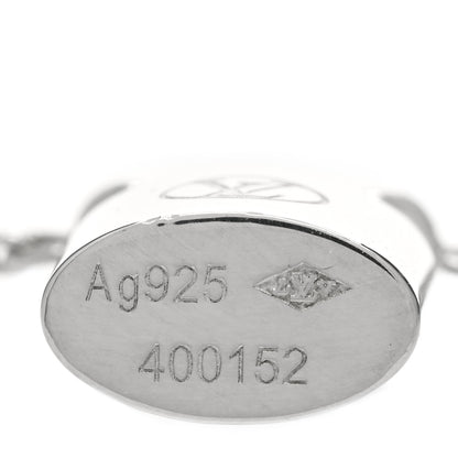 Louis Vuitton Sterling Silver Lockit Necklace 6 of 6