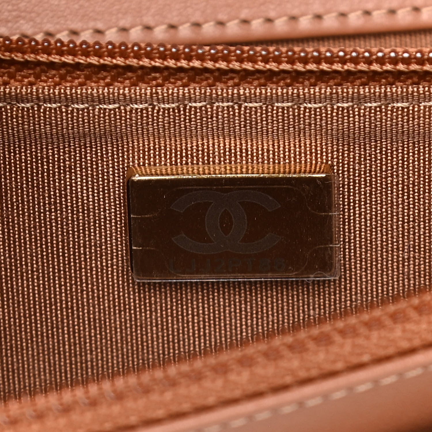 Chanel Caviar Quilted Boy Wallet On Chain WOC Brown 7 of 15