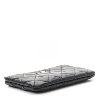 Chanel Lambskin Quilted Small Cosmetic Case Black 4 of 7