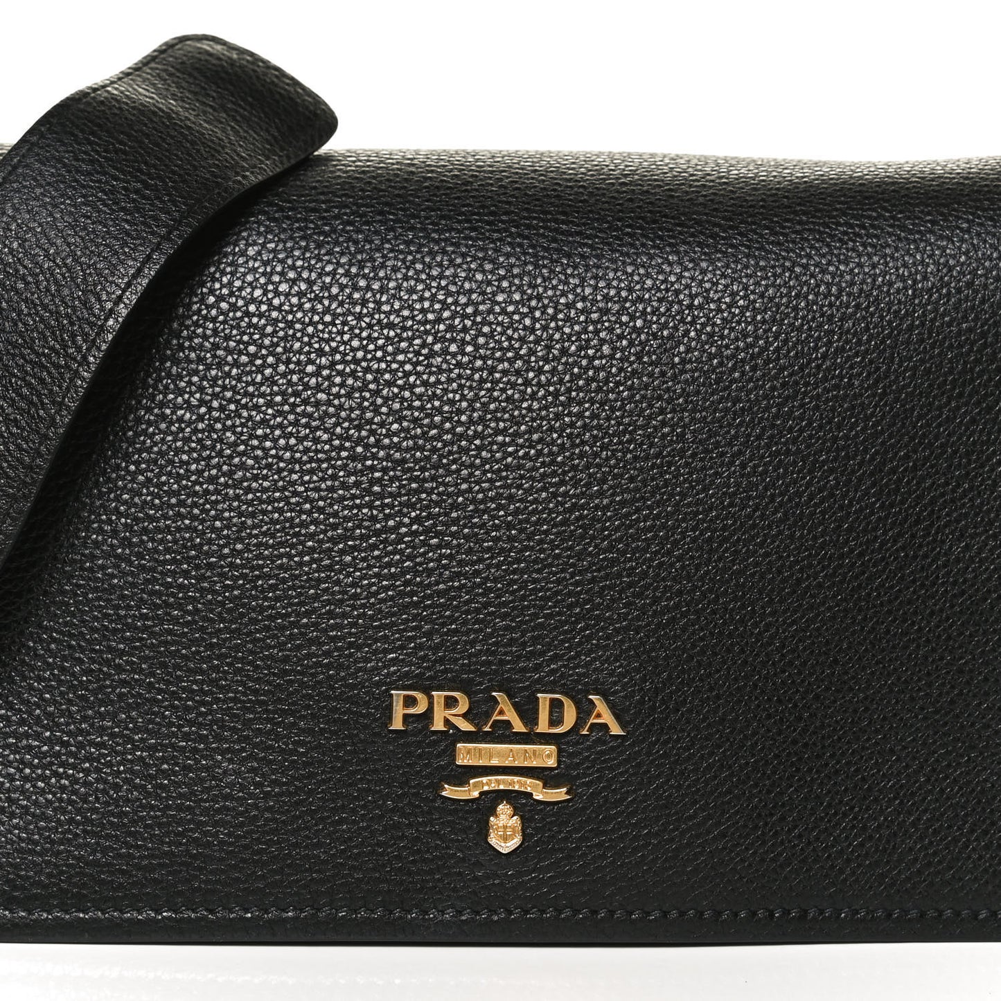 Vitello Phenix Crossbody Bag Black