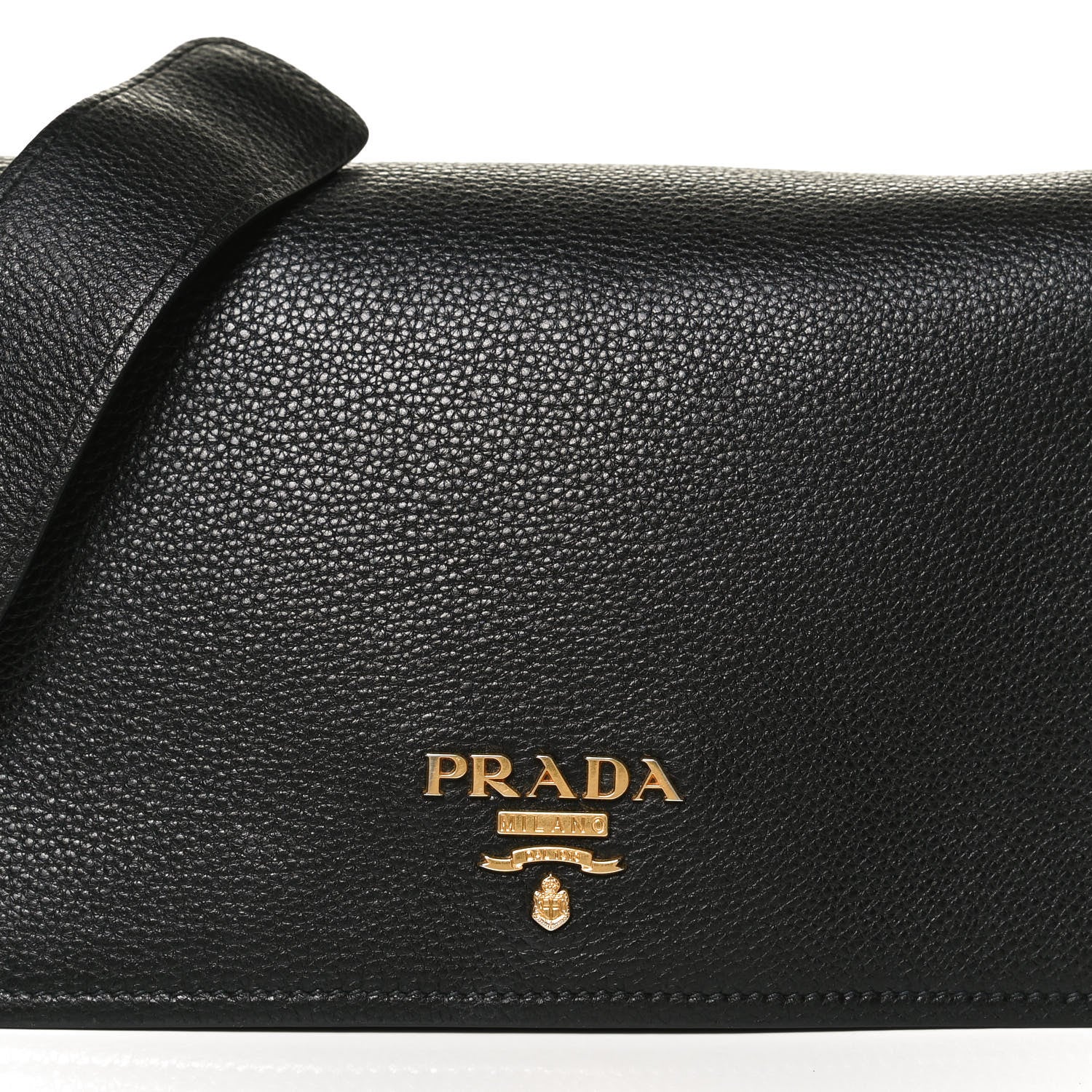 Prada Vitello Phenix Crossbody Bag Black 9 of 12