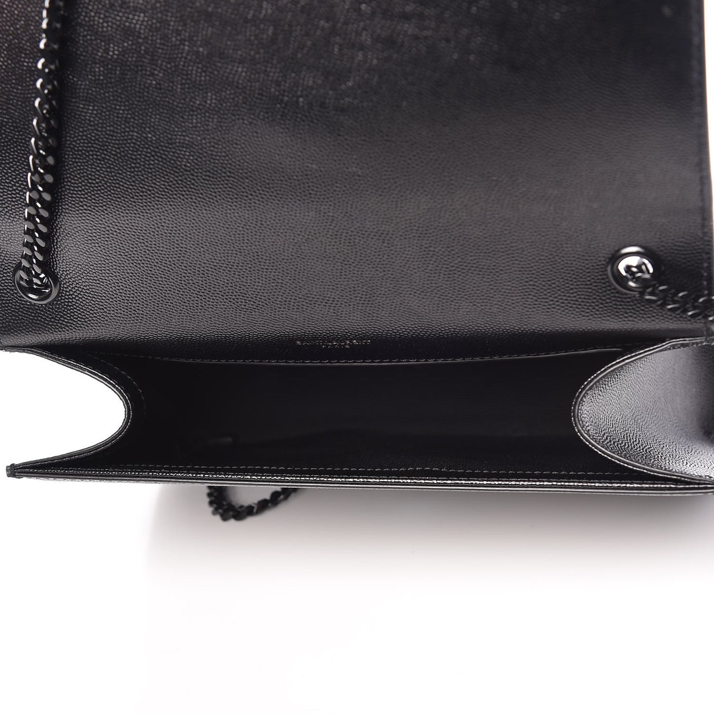 Grain De Poudre Medium Classic Monogram Kate Satchel Black