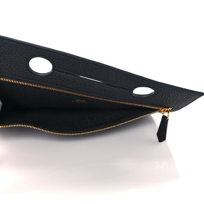 Hermes Togo Backpocket Pouch 25 Black 5 of 9