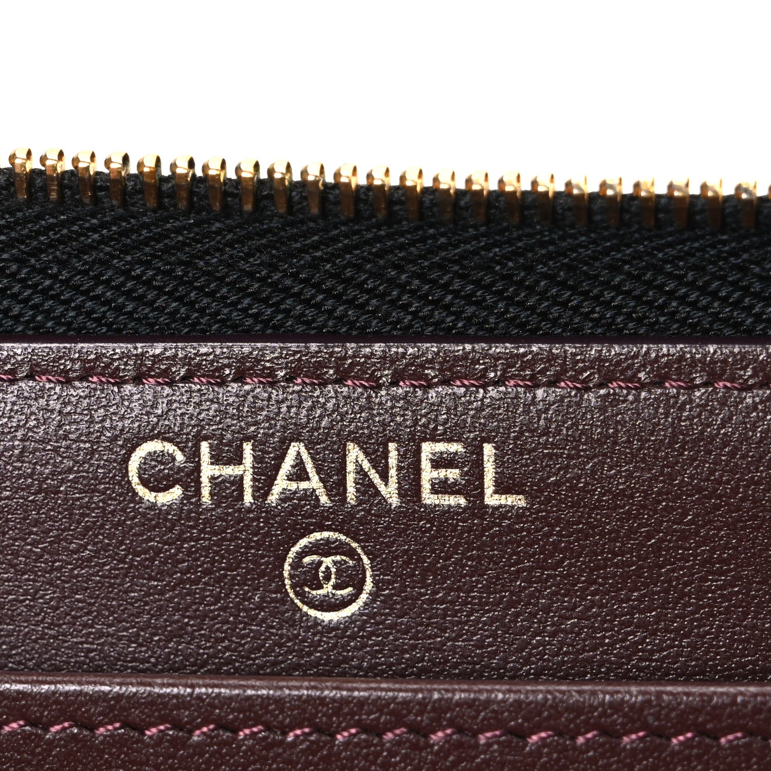 Chanel Caviar Quilted Large Gusset Zip Around Wallet Black 6 of 8