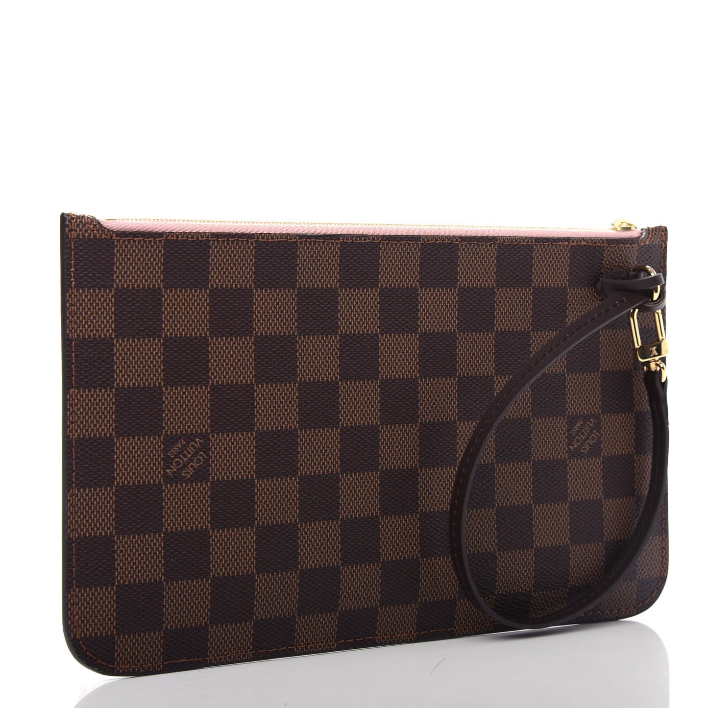 Damier Ebene Neverfull MM GM Pochette Rose Ballerine