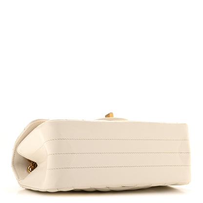 Chanel Aged Calfskin Chevron Quilted 2.55 Reissue Mini Flap White 4 of 11