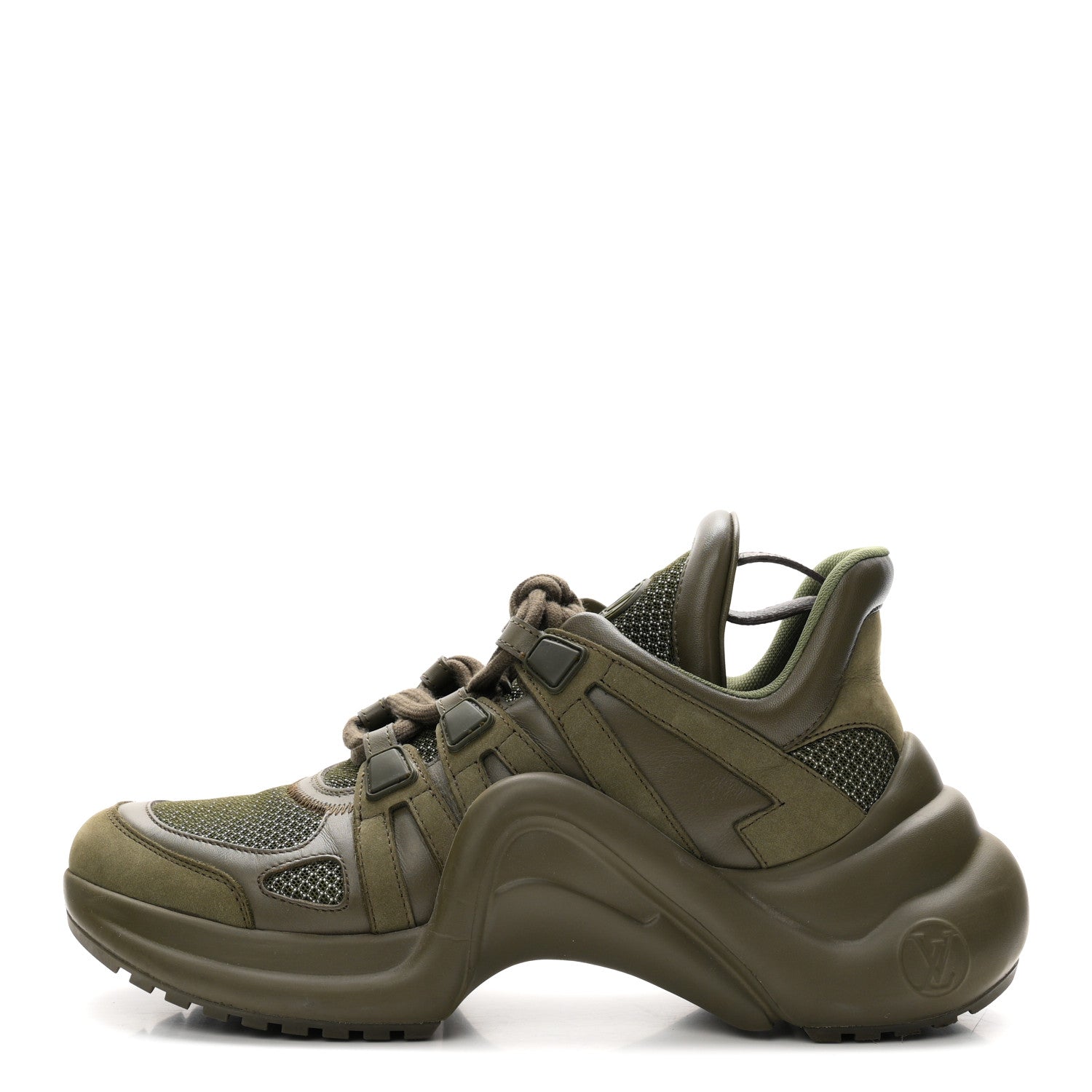 Louis Vuitton Calfskin Technical Nylon LV Archlight Sneakers 38