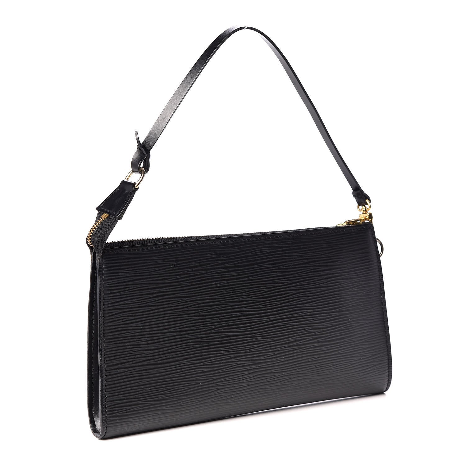 Louis Vuitton Epi Pochette Accessories 24 Black 2 of 8