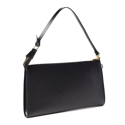 Louis Vuitton Epi Pochette Accessories 24 Black 2 of 8
