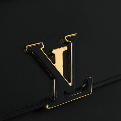 Louis Vuitton Calfskin LV Wallet On Chain Capucines Black 10 of 16