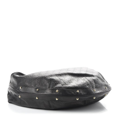 Gucci Guccissima Large Biba Hobo Black 3 of 9