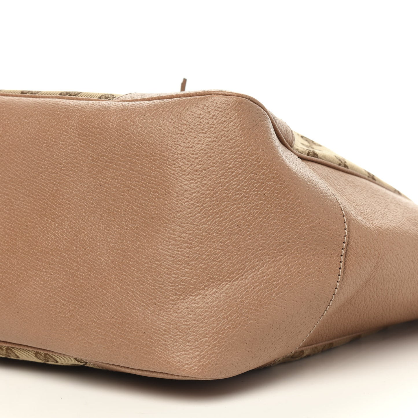 Monogram Medium Bree Zippered Tote Beige Dark Cipria