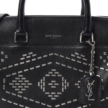 Saint Laurent Calfskin Studded Classic Baby Duffle Black 13 of 13