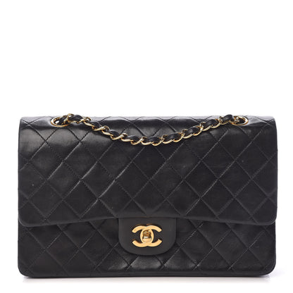 Chanel Lambskin Quilted Medium Double Flap Black 1 of 19