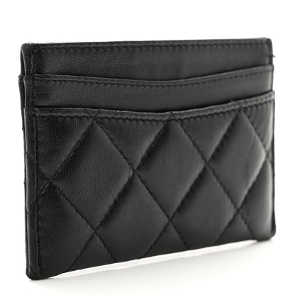 Chanel Lambskin Quilted Card Holder Black 3 of 10