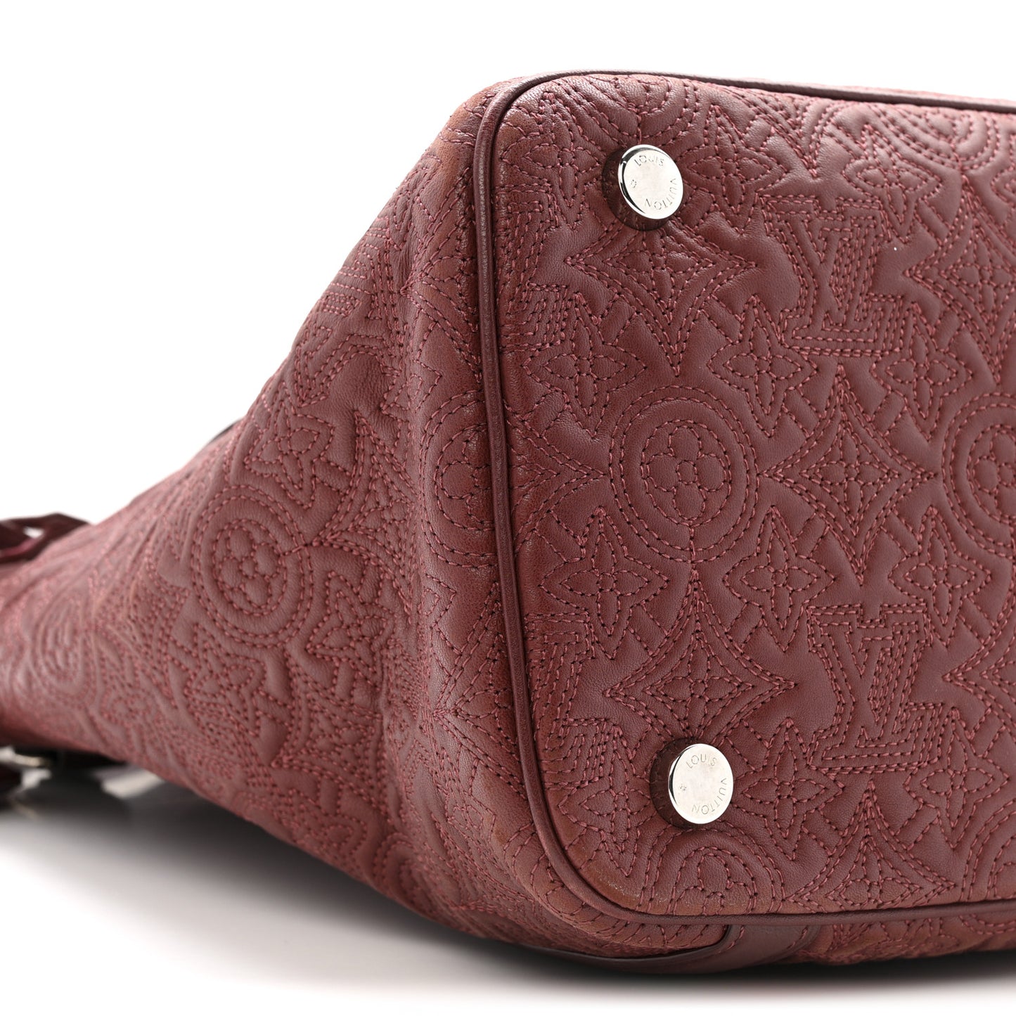 Monogram Lambskin Antheia Ixia MM Fuchsia