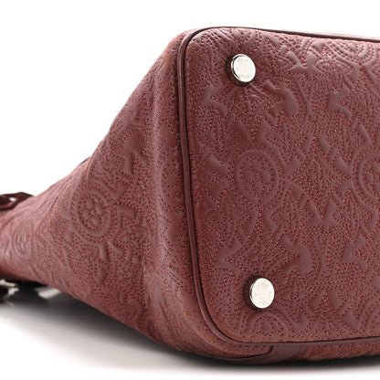 Louis Vuitton Monogram Lambskin Antheia Ixia MM Fuchsia 8 of 11