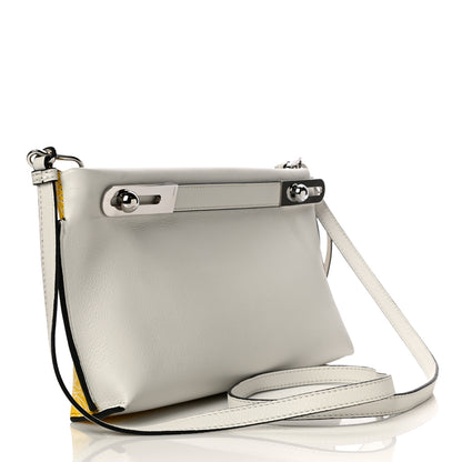 Loewe Engraved Calfskin Anagram Small Missy Bag Yellow White 3 of 10