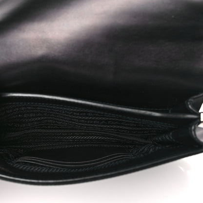 Prada Tessuto Vitello Medium Margit Shoulder Bag Black 5 of 11