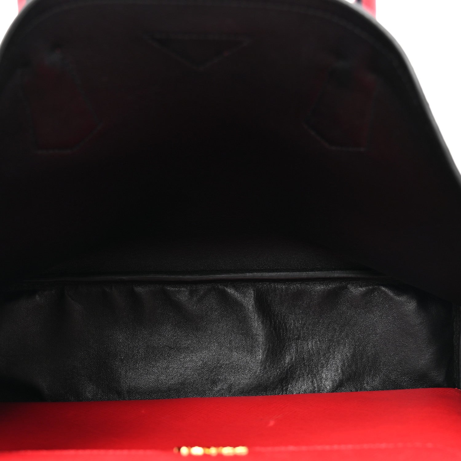 Prada Saffiano Cuir Medium Double Bag Fuoco Black 5 of 13