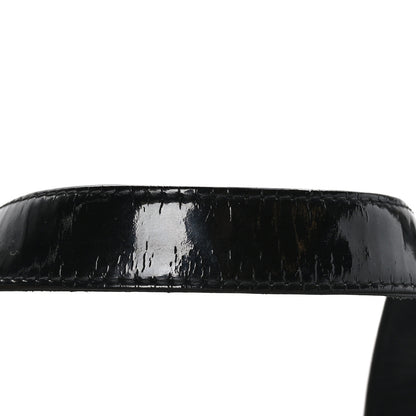 Chanel Patent Quilted Chocolate Bar Bowler Black 13 of 13