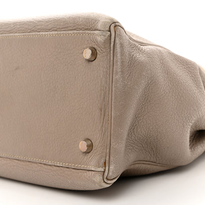 Hermes Taurillon Clemence Kelly Retourne 35 Etoupe 13 of 27