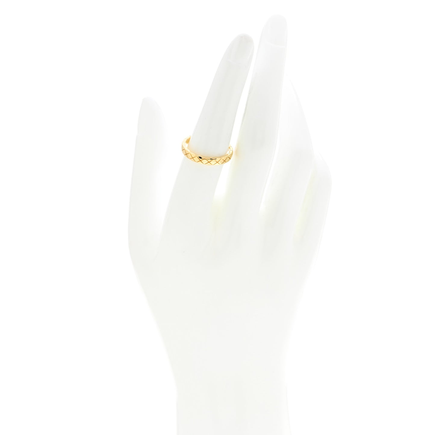 18K Yellow Gold Mini Coco Crush Ring 55 7.25