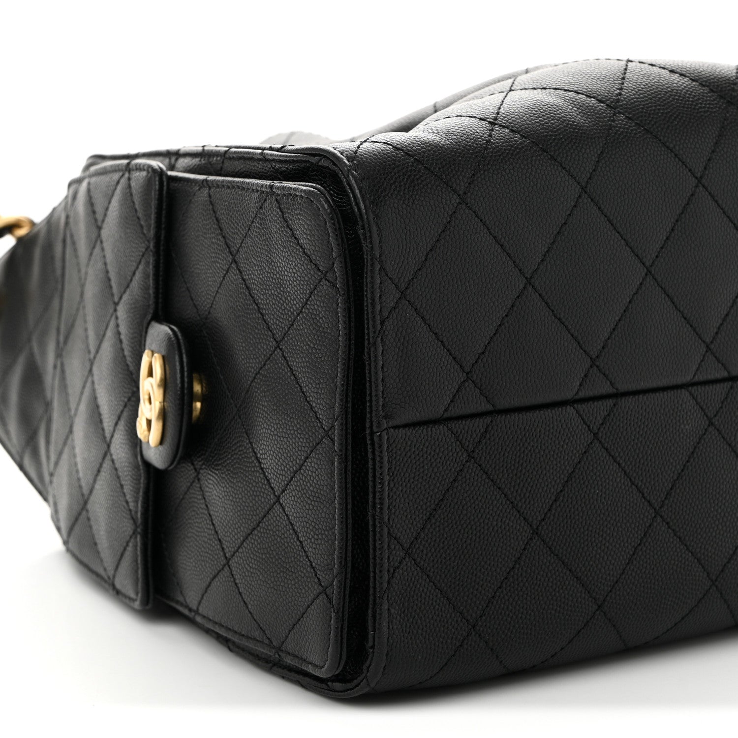 Chanel Caviar Quilted Small Chanel 25 Handbag Black 9 of 10