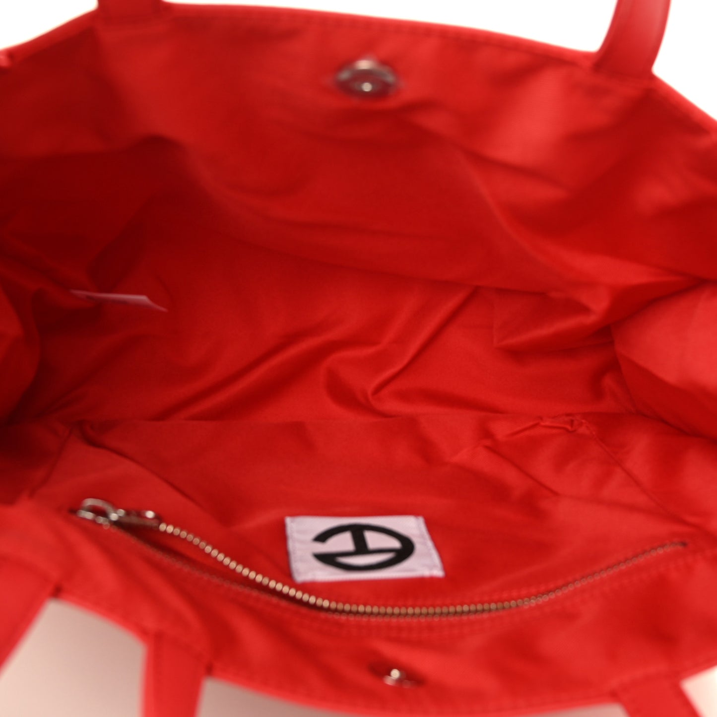 Vegan Leather Medium Shopping Bag Red