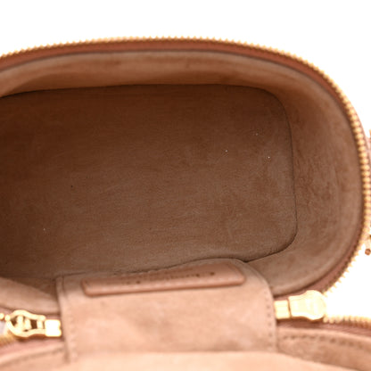 Christian Dior Lambskin Cannage Micro Lady Dior Vanity Case Rose Des Vents 5 of 12