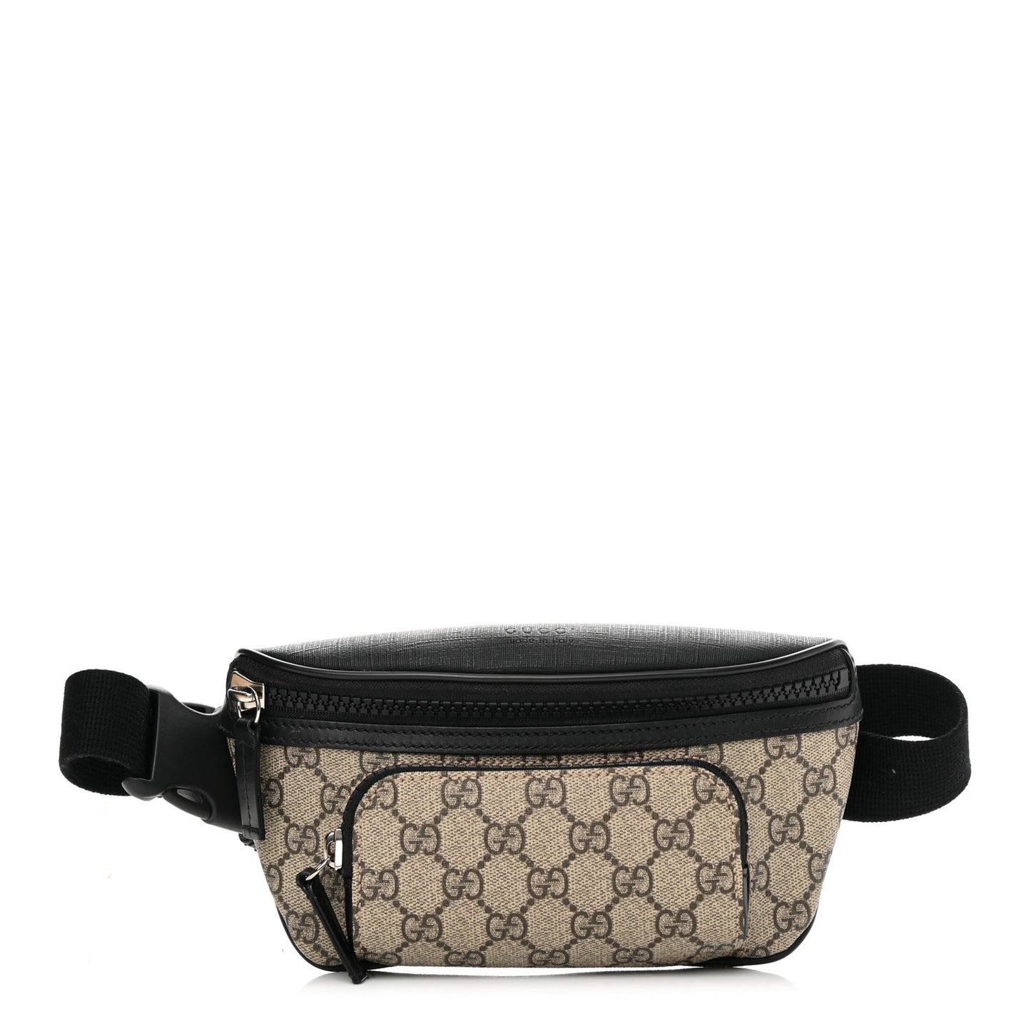 GG Supreme Monogram Belt Bag Black