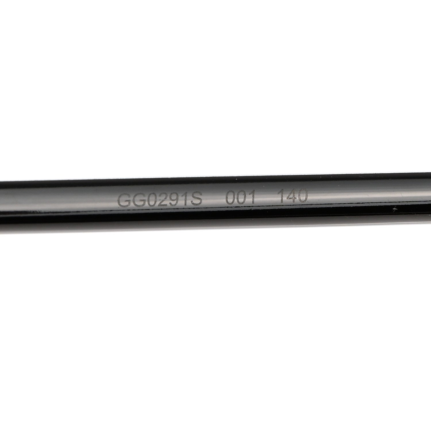 Gucci Metal Rimless Square Sunglasses GG0291S Black Gold 6 of 9