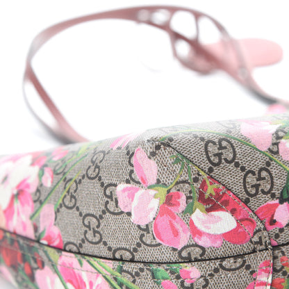 Gucci GG Supreme Monogram Blooms Medium Reversible Tote Beige Multicolor Dry Rose 14 of 18