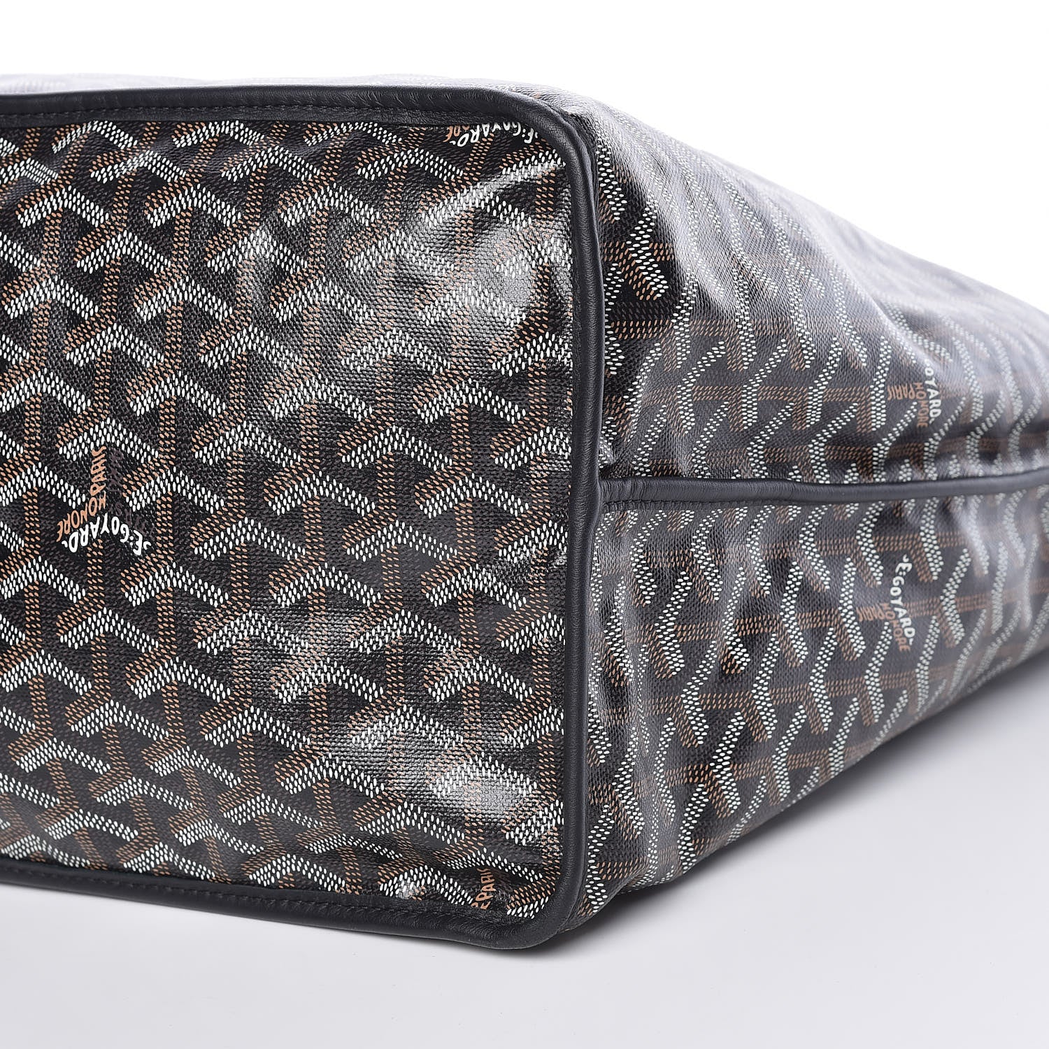 Goyard Goyardine Reversible Anjou GM Black 12 of 13