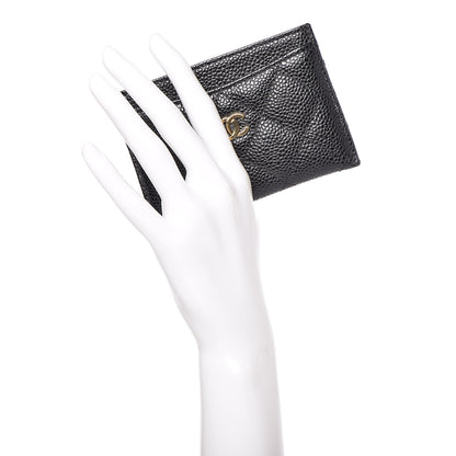 Chanel Caviar Quilted Card Holder Black 2 of 9