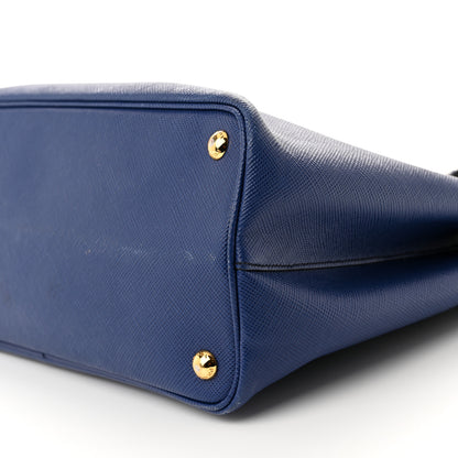 Prada Saffiano Cuir Medium Double Bag Inchiostro 9 of 11