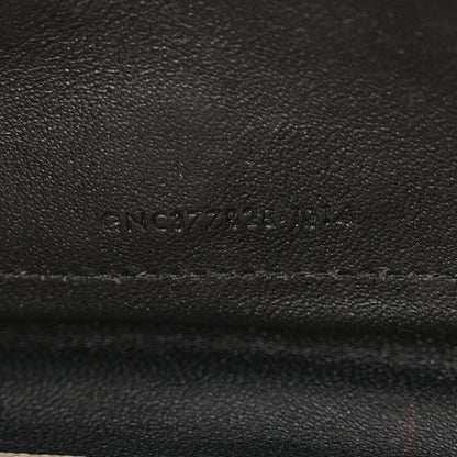 Saint Laurent Grain De Poudre Matelasse Chevron Monogram Chain Wallet Dark Beige 8 of 17