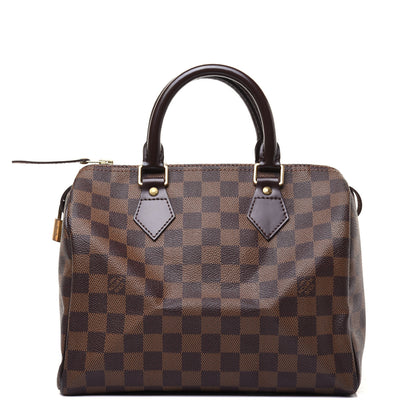 Louis Vuitton Damier Ebene Speedy 25 1 of 15