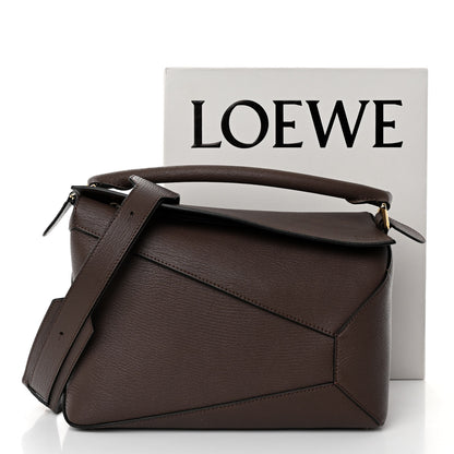 Loewe Goatskin Medium Puzzle Edge Bag Taupe 11 of 11