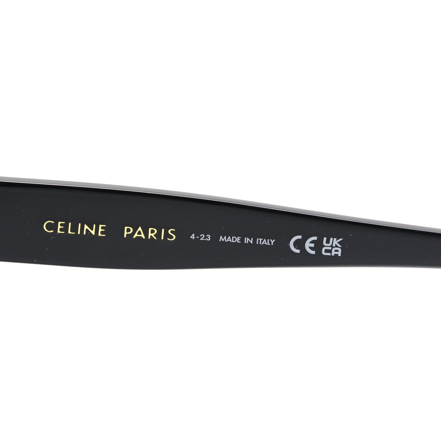 Acetate Triomphe Sunglasses CL40222F Black